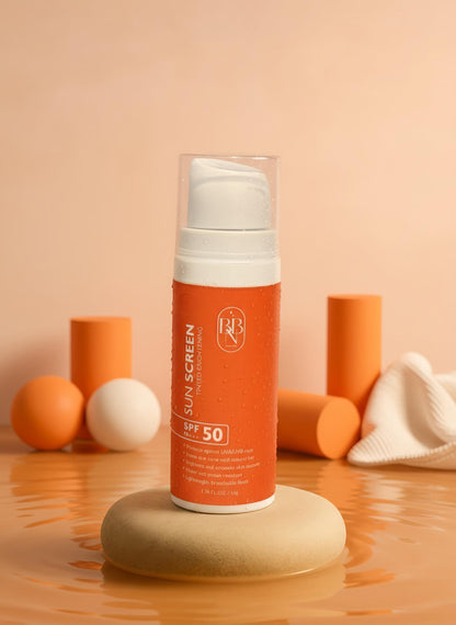 Tinted sunscreen spf 50+