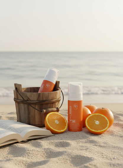 Tinted sunscreen spf 50+